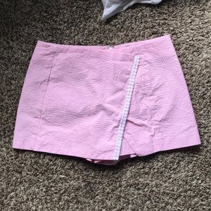 Lilly Pulitzer seersucker skort